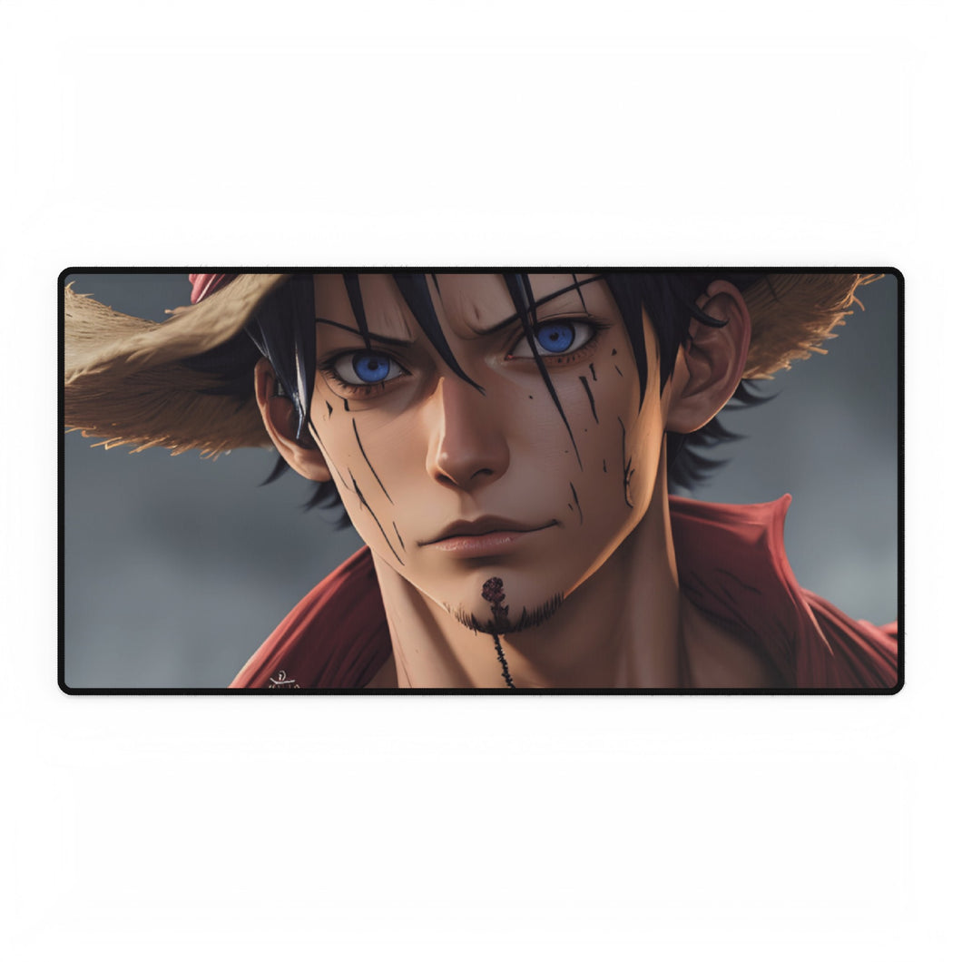 One-piece Luffy realistic drawing Mouse Pad (Desk Mat)