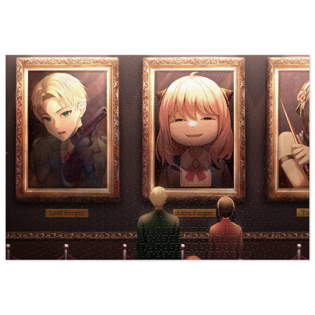 Spy x Family Anya Forger, Loid Forger, Yor Forger Jigsaw Puzzle