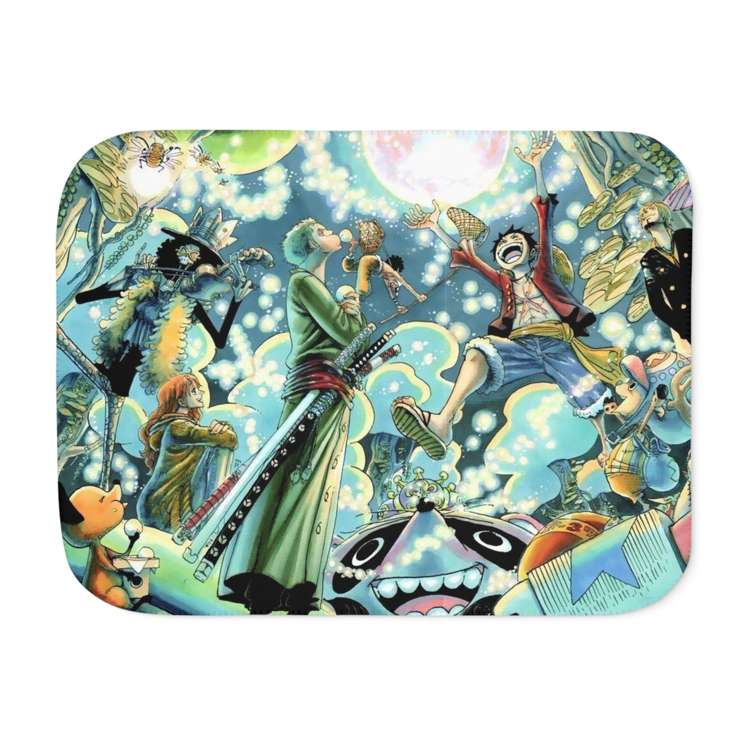 Anime One Piecer Sherpa Blanket