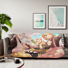 Load image into Gallery viewer, Kakegurui Itsuki Sumeragi, Kaede Manyuda Sherpa Blanket
