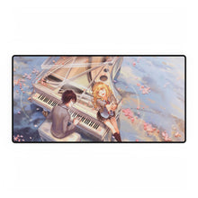 Load image into Gallery viewer, Kaori and Arima Mouse Pad (Desk Mat)
