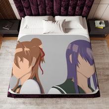 Load image into Gallery viewer, Anime Highschool Of The Dead Sherpa Blanket
