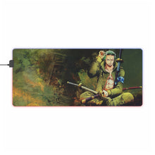 Load image into Gallery viewer, One Piece Roronoa Zoro RGB LED Mouse Pad (Desk Mat)
