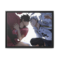 Fukurodani Academy vs Nekoma High School Canvas Framed Art Print