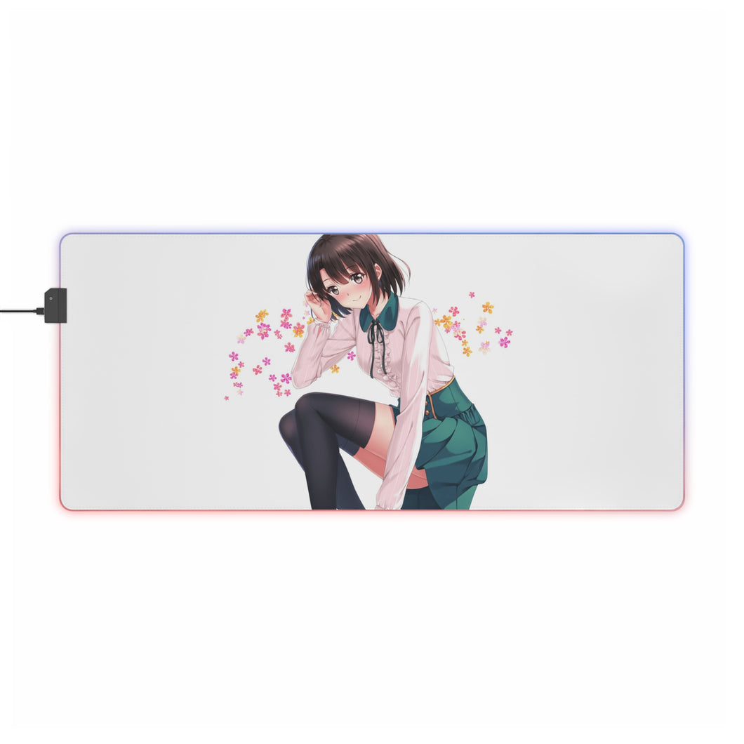 Saekano: How To Raise A Boring Girlfriend RGB LED Mouse Pad (Desk Mat)