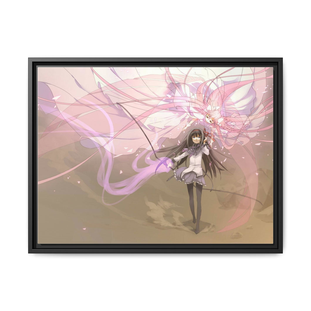Anime Puella Magi Madoka Magica Canvas Framed Art Print