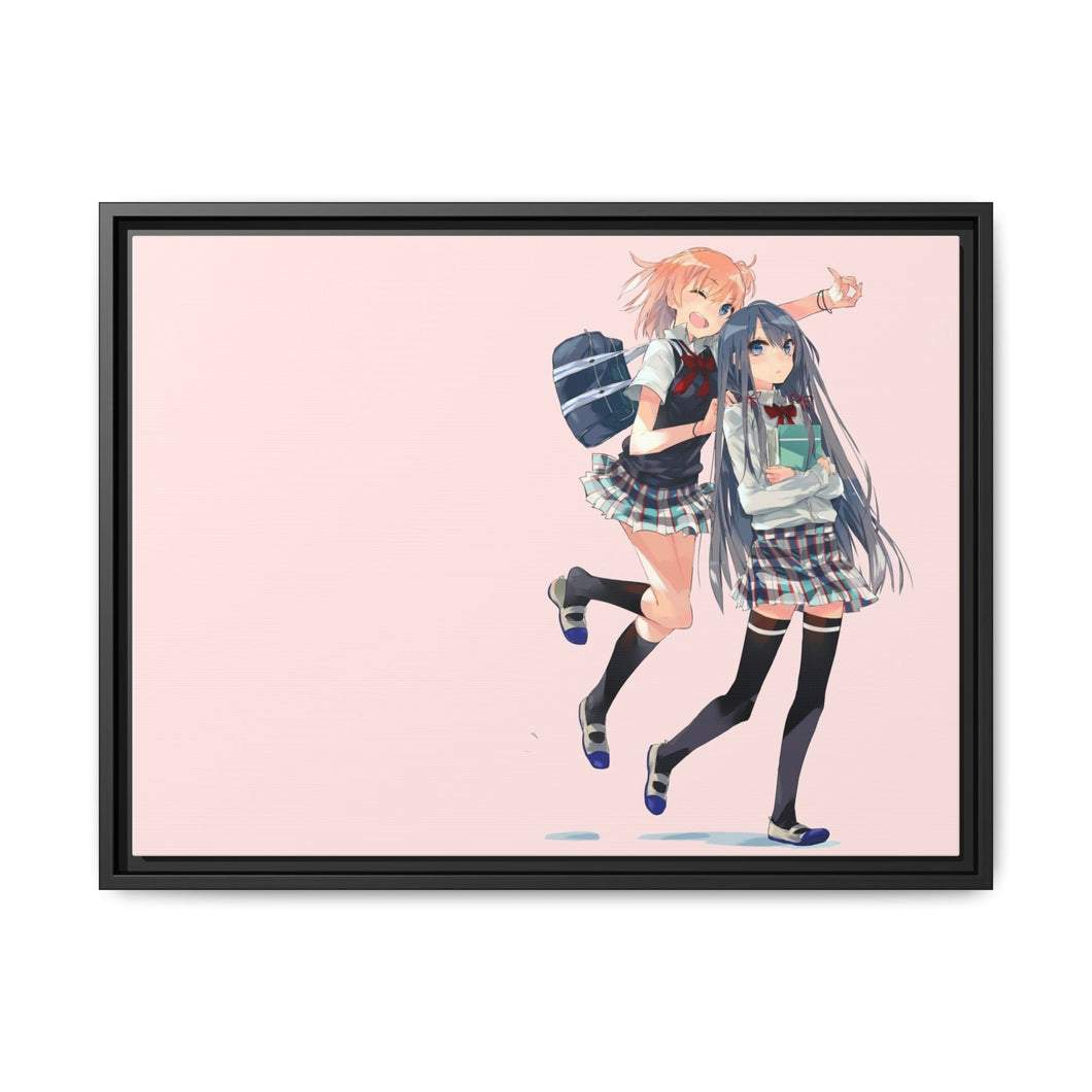 My Teen Romantic Comedy SNAFU Yukino Yukinoshita, Yui Yuigahama Canvas Framed Art Print