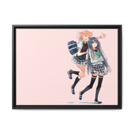 My Teen Romantic Comedy SNAFU Yukino Yukinoshita, Yui Yuigahama Canvas Framed Art Print