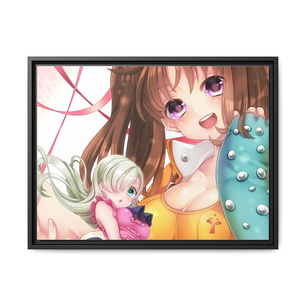 The Seven Deadly Sins Diane, Elizabeth Liones Canvas Framed Art Print