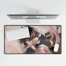Load image into Gallery viewer, Anime Warrior Mouse Pad (Desk Mat)
