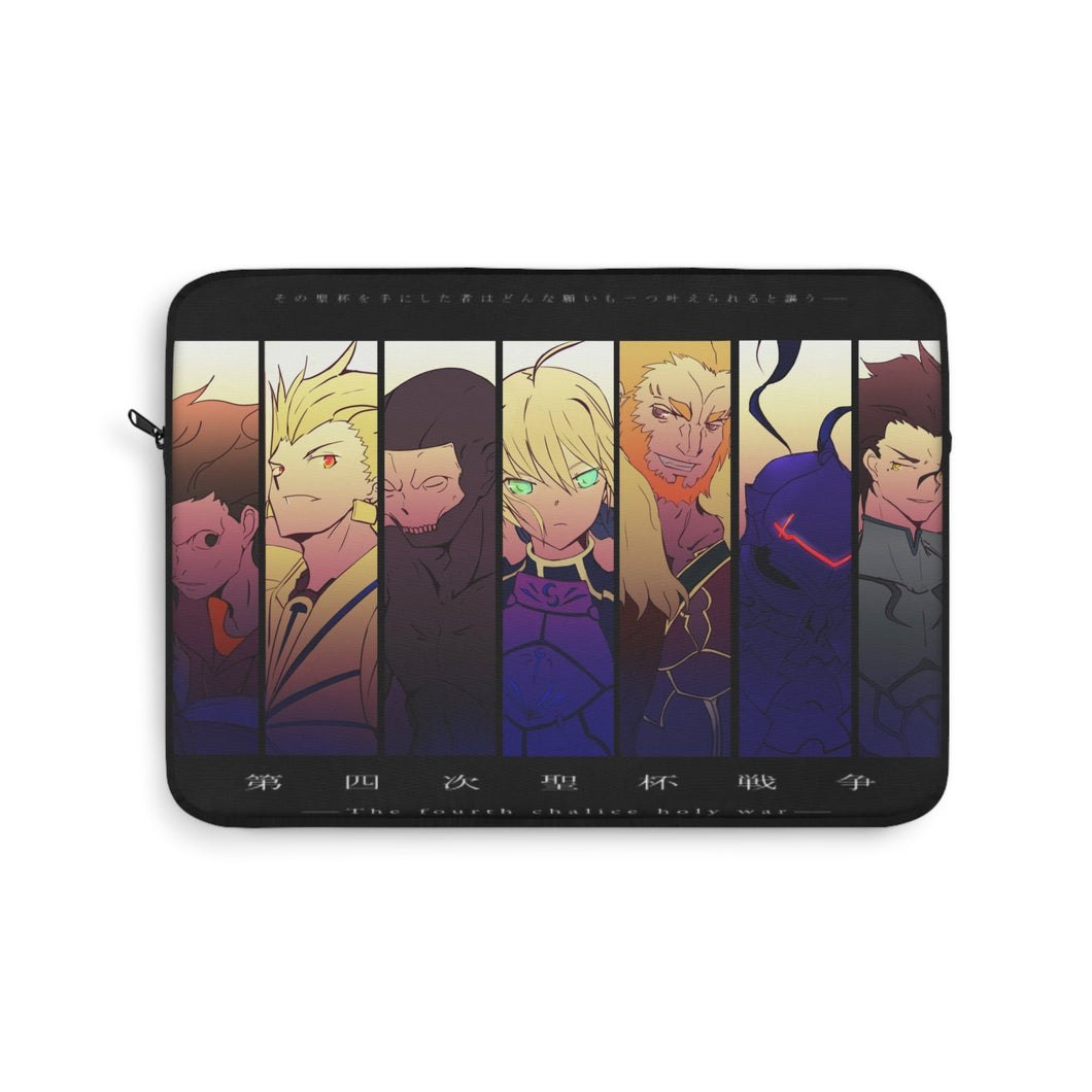 Fate/Zero Saber, Gilgamesh, Rider Laptop Sleeve