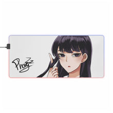 Load image into Gallery viewer, Komi Can&#39;t Communicate Komi Shouko RGB LED Mouse Pad (Desk Mat)
