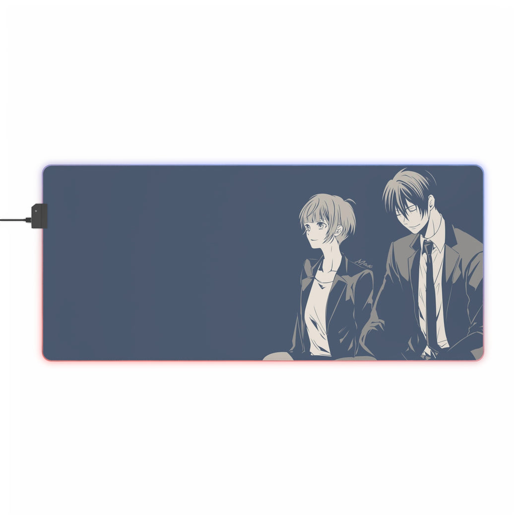 Psycho-Pass Akane Tsunemori, Nobuchika Ginoza RGB LED Mouse Pad (Desk Mat)