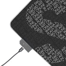 Load image into Gallery viewer, Sword Art Online RGB LED Mouse Pad (Desk Mat)
