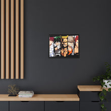Load image into Gallery viewer, My Hero Academia Izuku Midoriya, Katsuki Bakugou, All Might Canvas Framed Art Print
