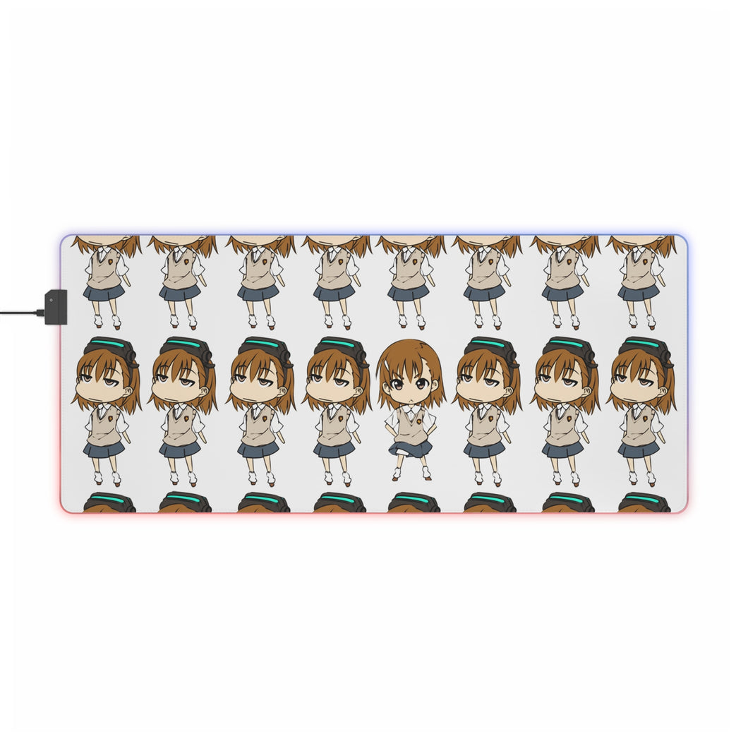 A Certain Scientific Railgun RGB LED Mouse Pad (Desk Mat)