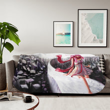 Load image into Gallery viewer, Anime Guilty Crown Sherpa Blanket
