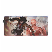 Load image into Gallery viewer, Anime Attack On Titan RGB LED Mouse Pad (Desk Mat)
