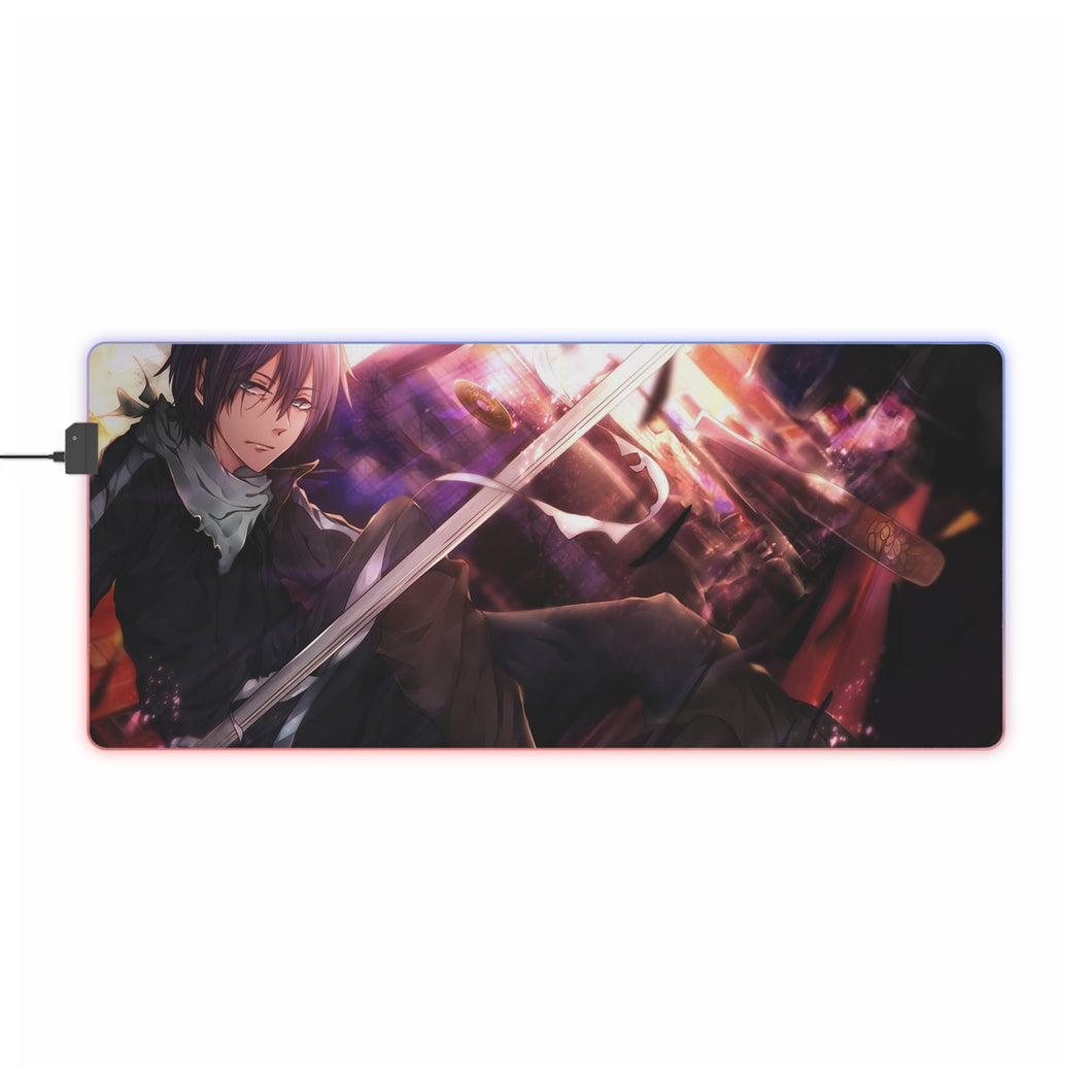 Noragami Yato, Noragami RGB LED Mouse Pad (Desk Mat)