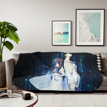 Load image into Gallery viewer, Okabe and Kurisu Sherpa Blanket
