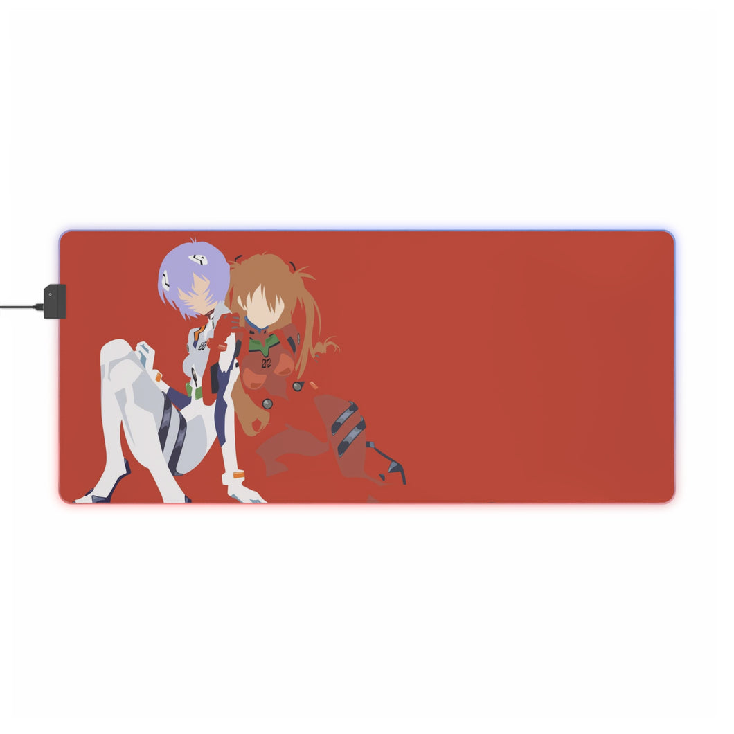 Neon Genesis Evangelion Rei Ayanami RGB LED Mouse Pad (Desk Mat)