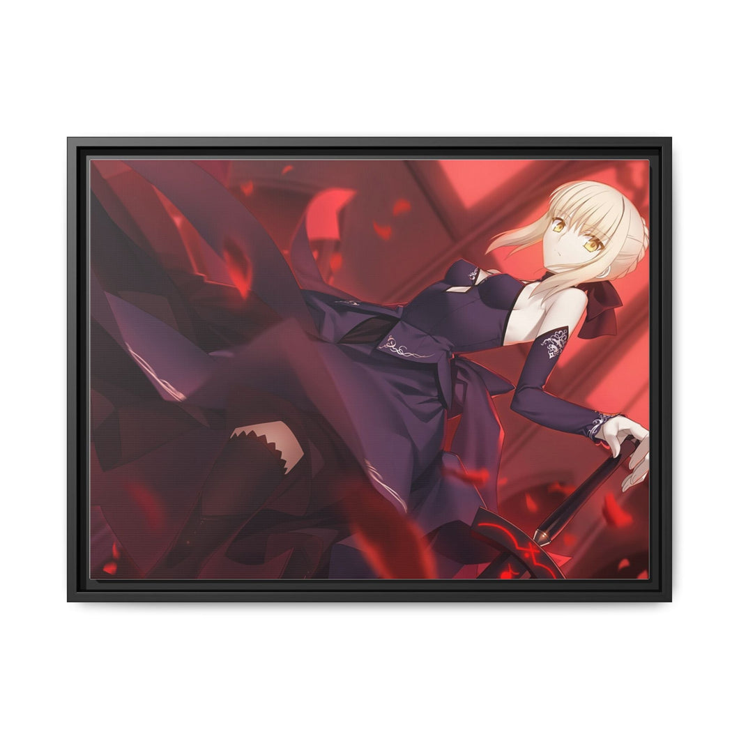 Anime Fate/Stay Night Canvas Framed Art Print
