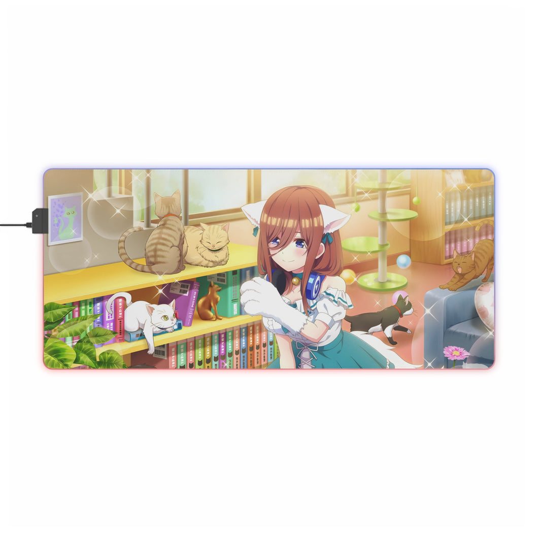 Miku Nakano RGB LED Mouse Pad (Desk Mat)