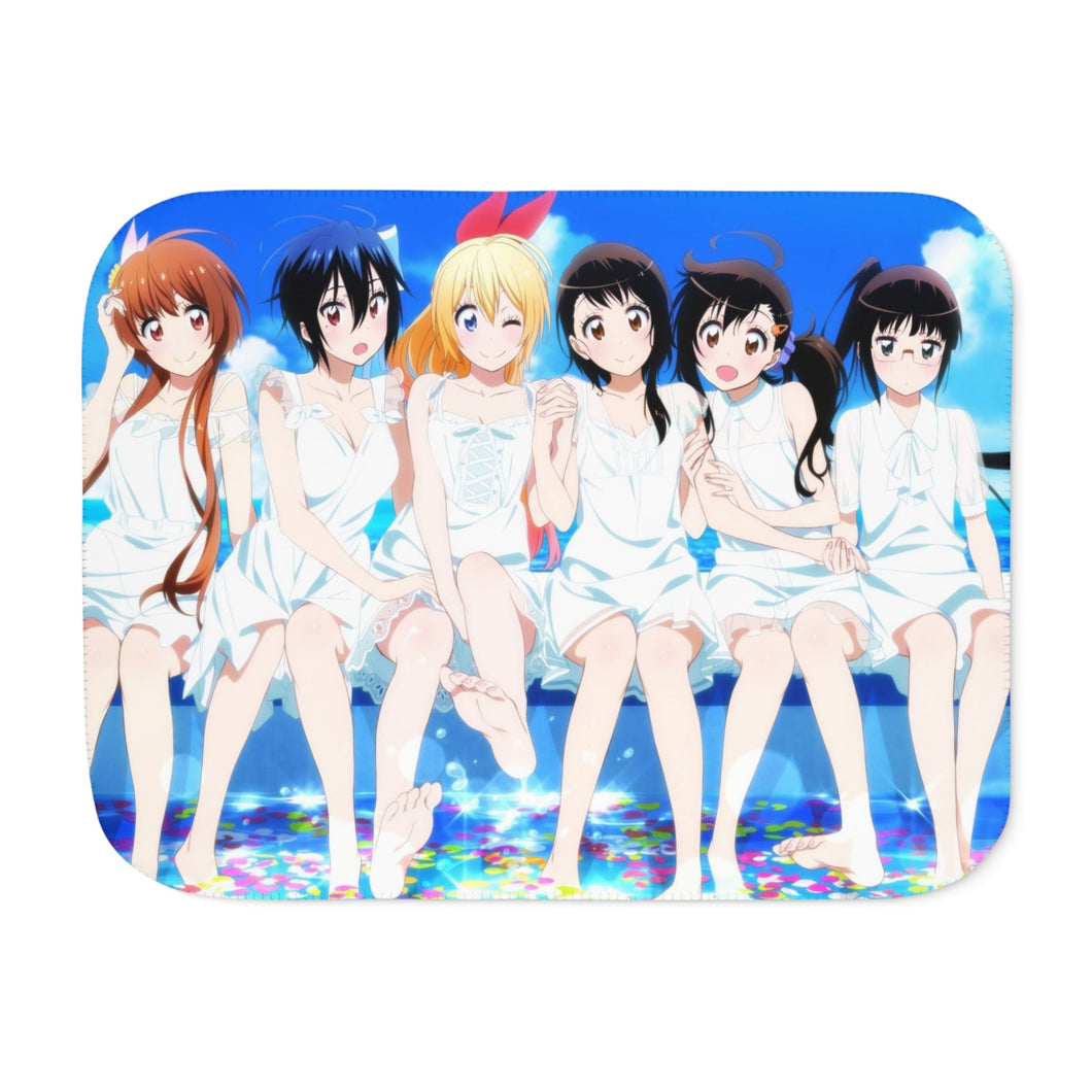 Nisekoi Chitoge Kirisaki, Kosaki Onodera, Seishirou Tsugumi, Marika Tachibana, Ruri Miyamoto Sherpa Blanket