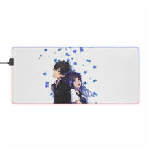 Load image into Gallery viewer, Eru Chitanda And Hōtarō Oreki Together RGB LED Mouse Pad (Desk Mat)
