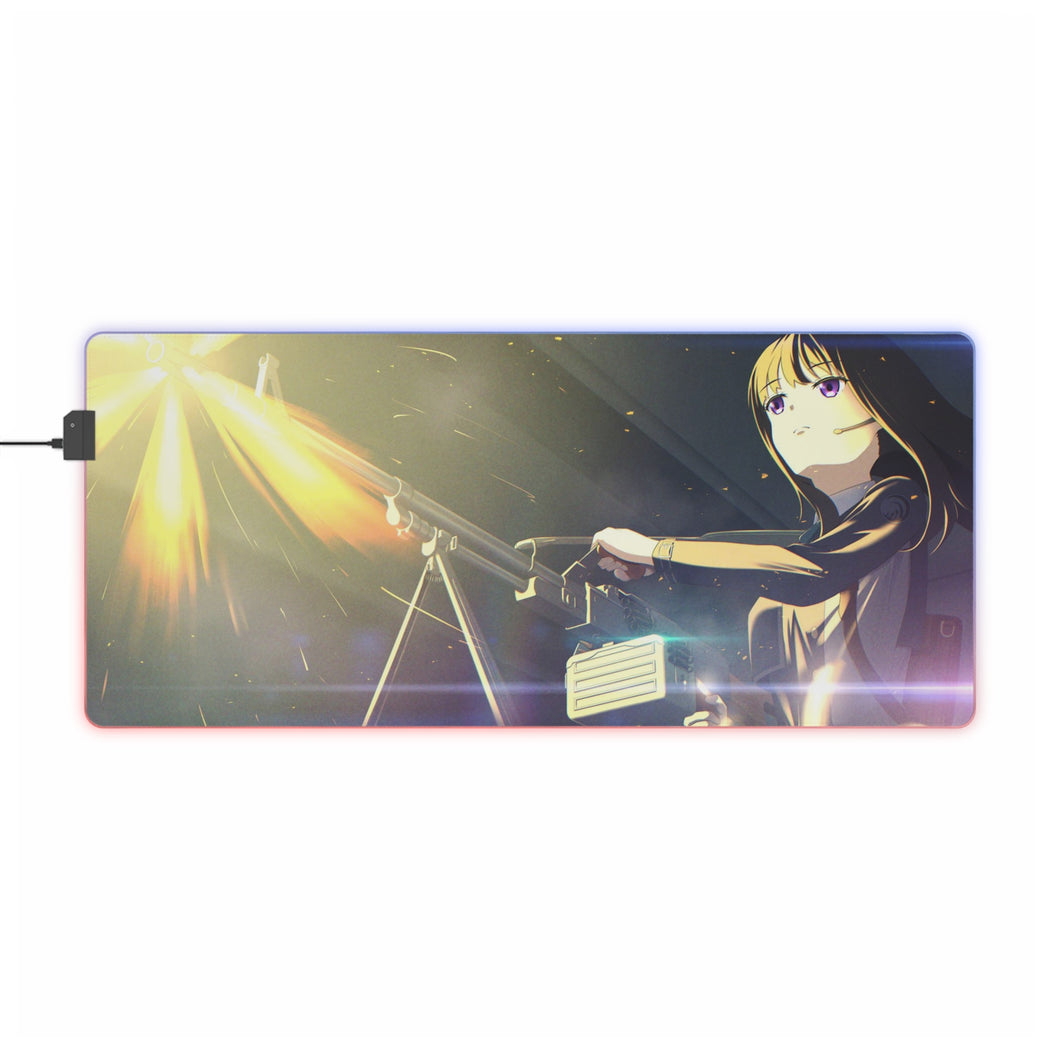 Lycoris Recoil Takina Inoue RGB LED Mouse Pad (Desk Mat)