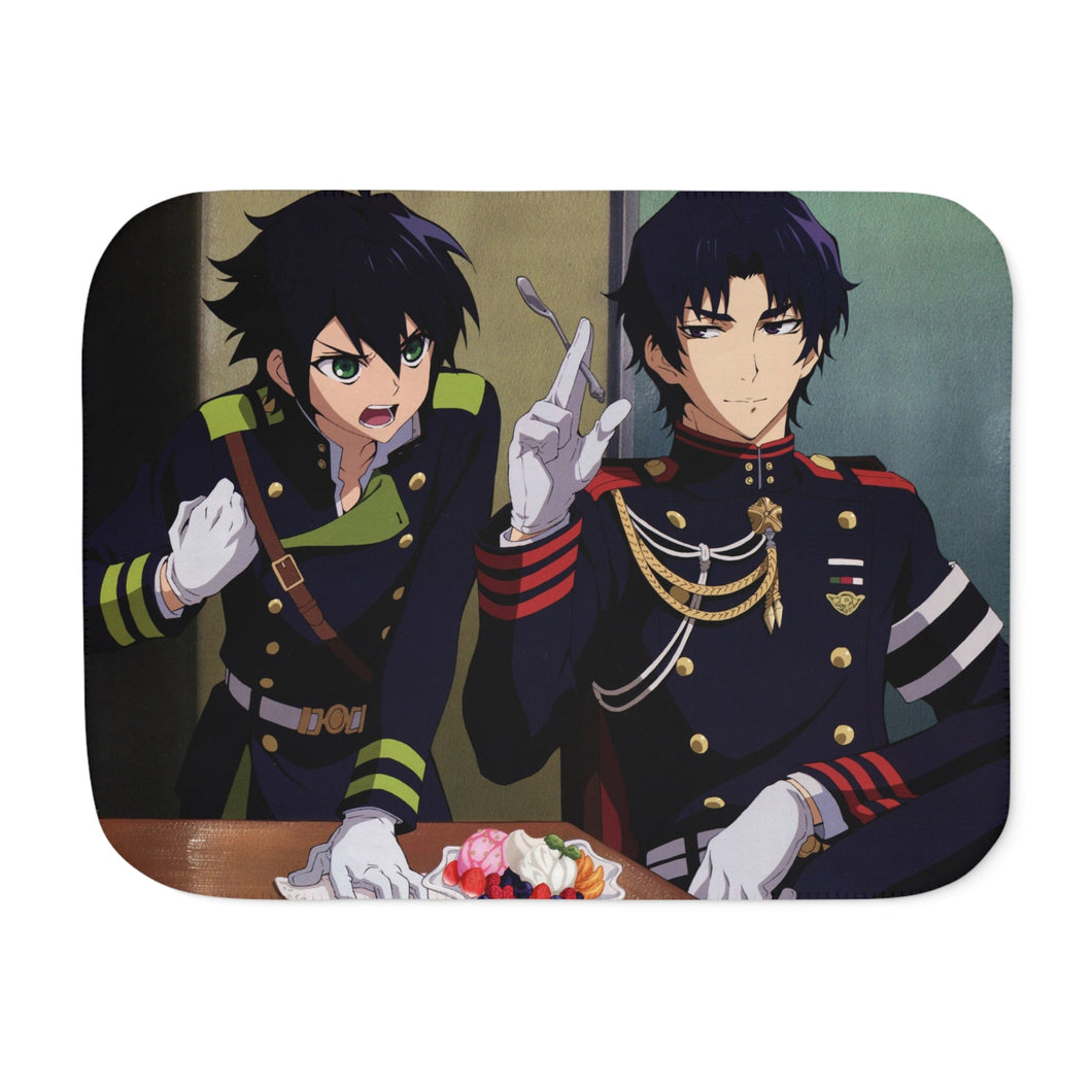 Seraph of the End Sherpa Blanket
