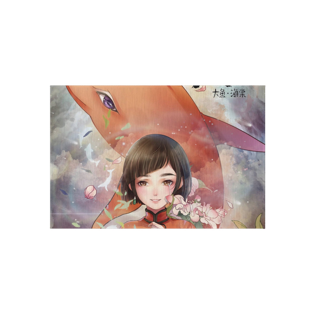 Big Fish & Begonia Rug