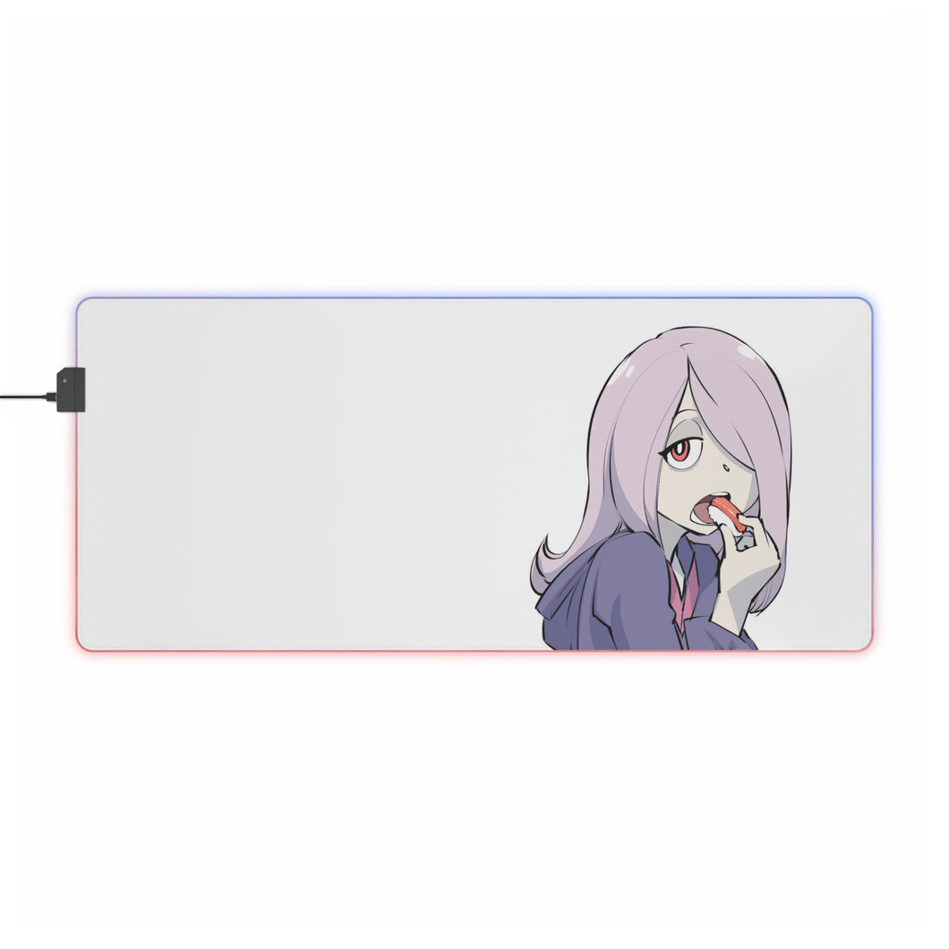 Little Witch Academia Sucy Manbavaran, Computer Keyboard Pad RGB LED Mouse Pad (Desk Mat)
