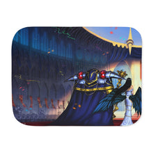 Load image into Gallery viewer, Albedo and Ainz Ooal Gown Sherpa Blanket
