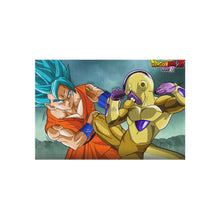 Load image into Gallery viewer, Goku SSJ God SSJ Vs Golden Freeza Rug
