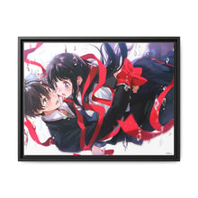 Load image into Gallery viewer, Eru Chitanda  And  Hōtarō Oreki Hugging Canvas Framed Art Print
