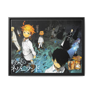The Promised Neverland Ray, Norman, Emma, Phil, Isabella Canvas Framed Art Print