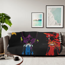 Load image into Gallery viewer, Anime Neon Genesis Evangelion Sherpa Blanket
