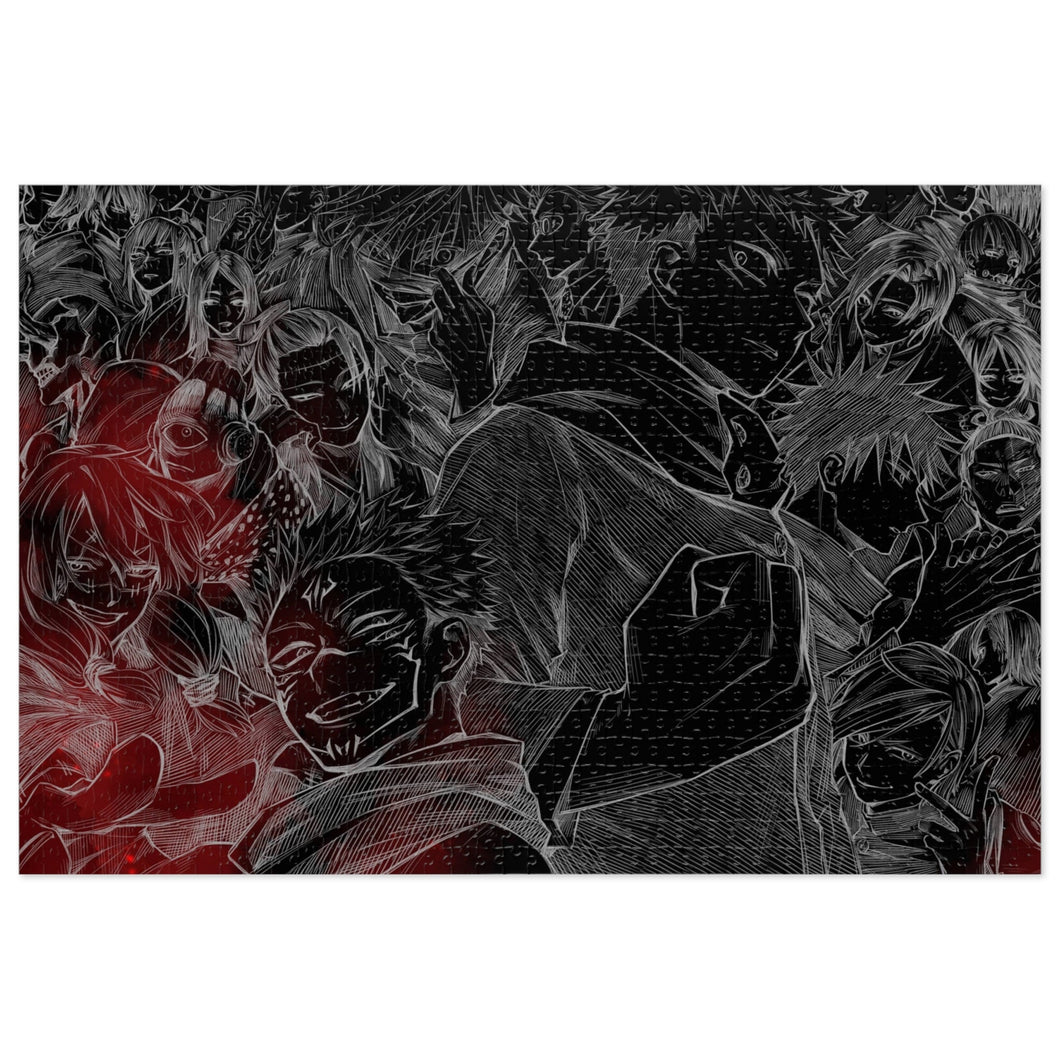 Jujutsu Kaisen Megumi Fushiguro, Nobara Kugisaki, Kento Nanami, Toge Inumaki, Maki Zenin Jigsaw Puzzle