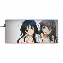 Load image into Gallery viewer, Accel World Kuroyukihime, Fuuko Kurasaki RGB LED Mouse Pad (Desk Mat)
