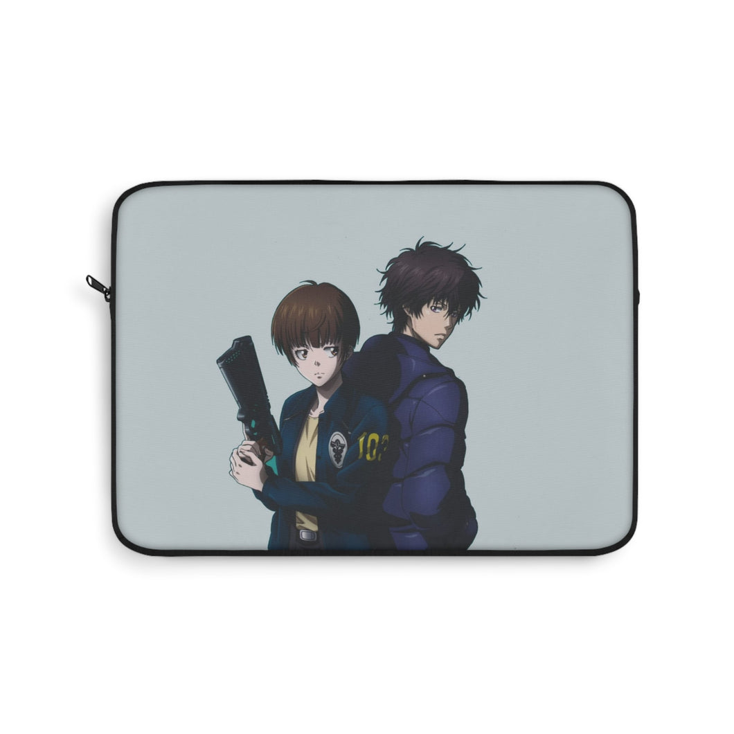 Psycho-Pass Inspecter and a villain Laptop Sleeve