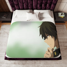 Load image into Gallery viewer, Hōtarō Oreki Face Sherpa Blanket
