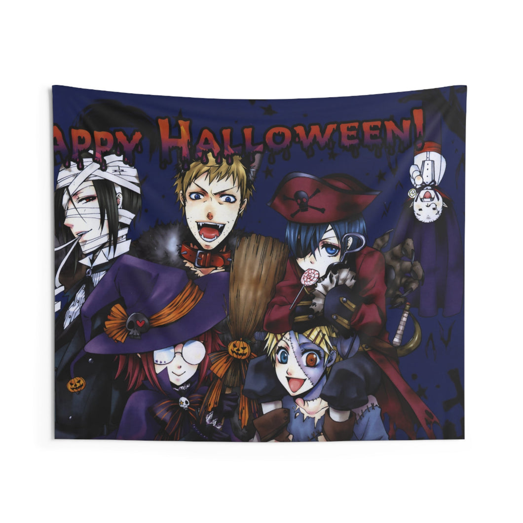 Black Butler Indoor Wall Tapestry