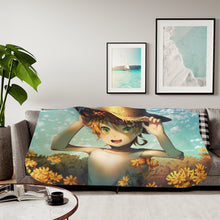 Load image into Gallery viewer, The Promised Neverland Emma Sherpa Blanket
