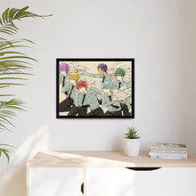 Load image into Gallery viewer, Kuroko&#39;s Basketball Tetsuya Kuroko, Daiki Aomine, Atsushi Murasakibara Canvas Framed Art Print
