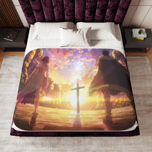 Load image into Gallery viewer, Dr. Stone Yuzuriha Ogawa Sherpa Blanket
