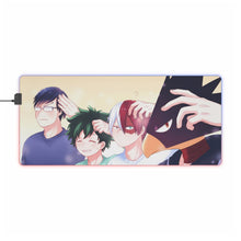 Load image into Gallery viewer, My Hero Academia Izuku Midoriya, Tenya Iida RGB LED Mouse Pad (Desk Mat)
