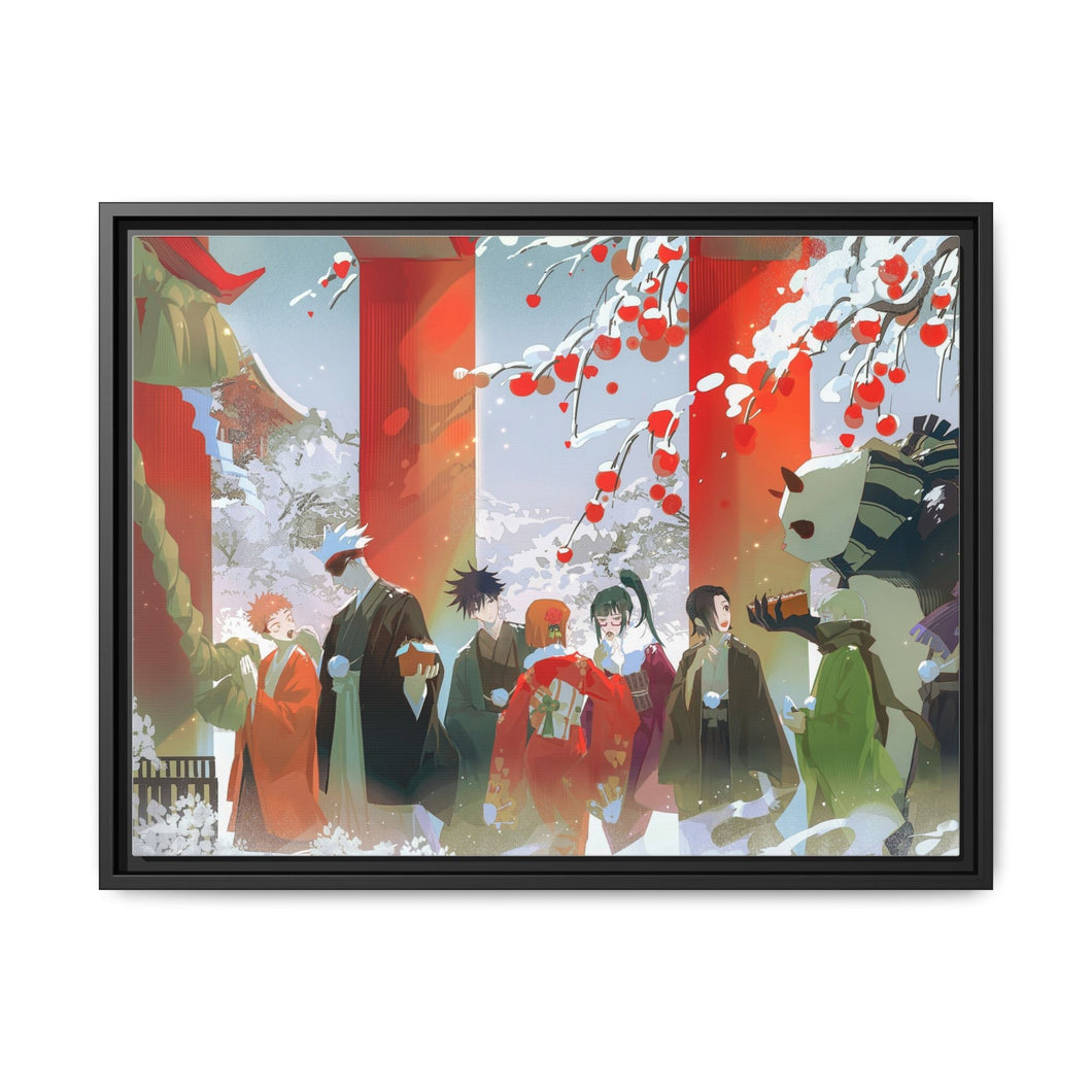 Anime Jujutsu Kaisen Canvas Framed Art Print