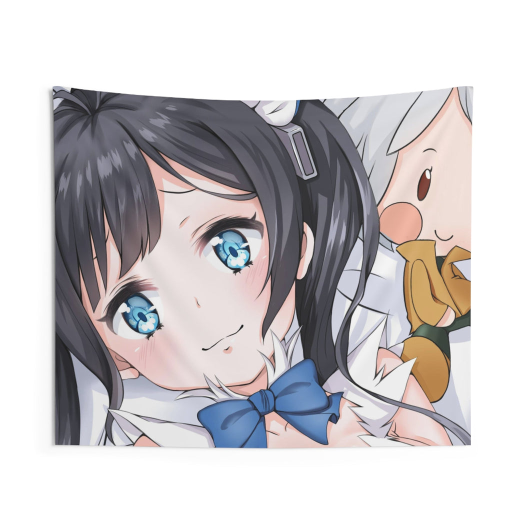 Is It Wrong To Try To Pick Up Girls In A Dungeon? Indoor Wall Tapestry