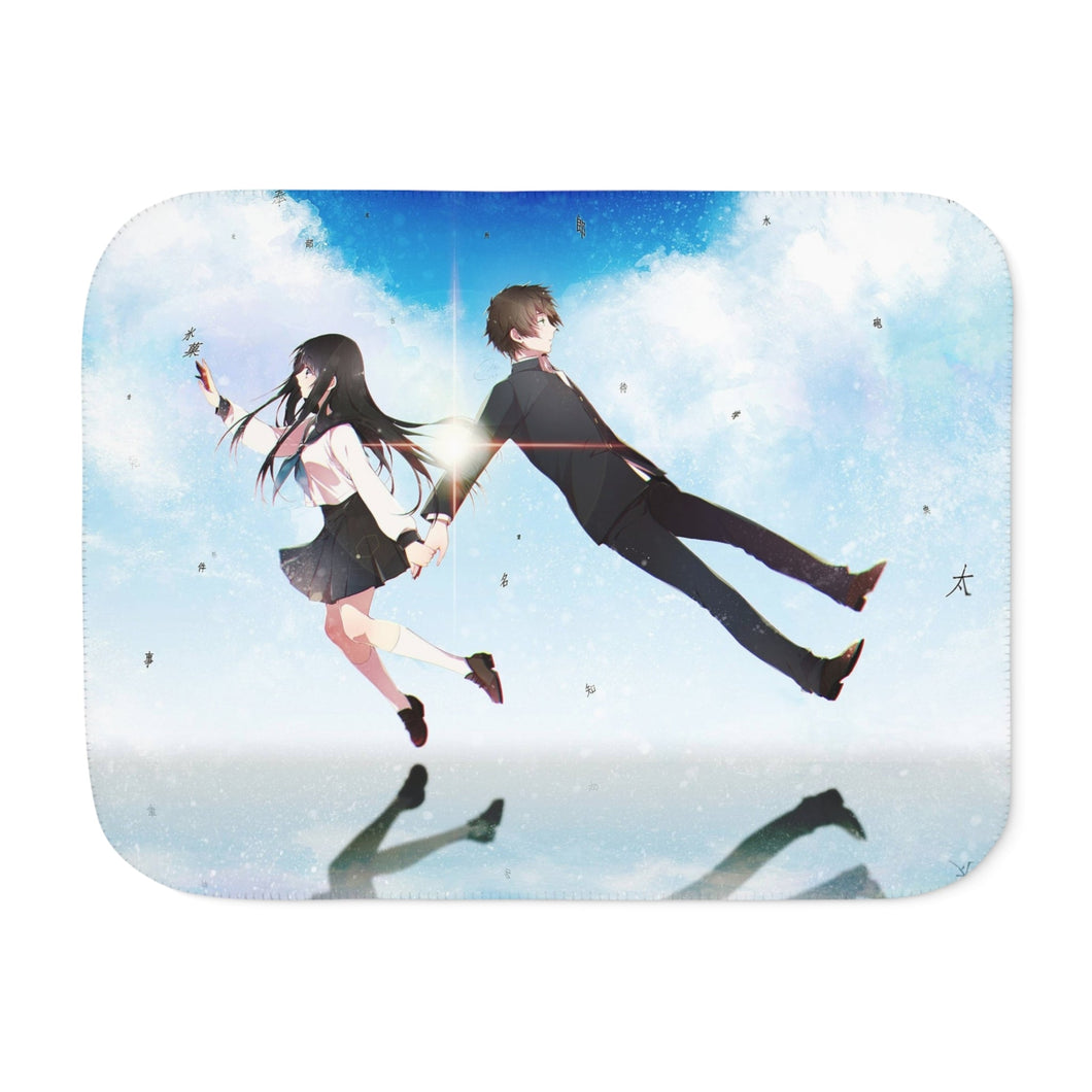 Eru Chitanda  And  Hōtarō Oreki Full Body Sherpa Blanket